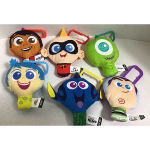 Disney Pixar McDonalds lot Plush Backpack,Bag clip